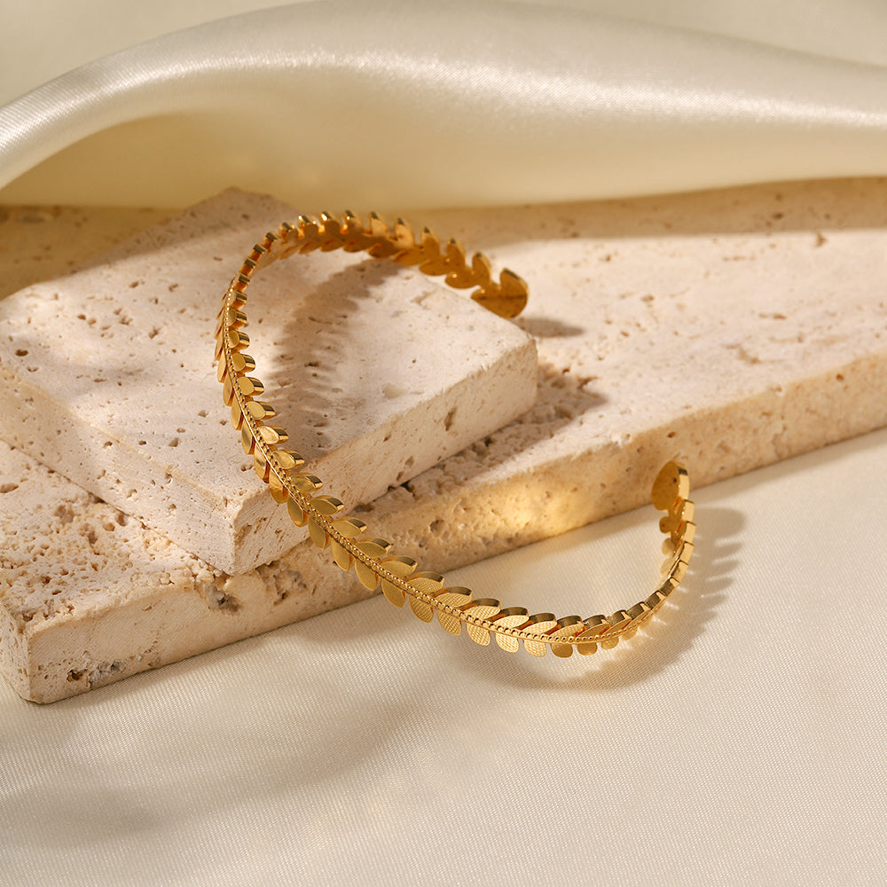 Roman Leaf Bracelet