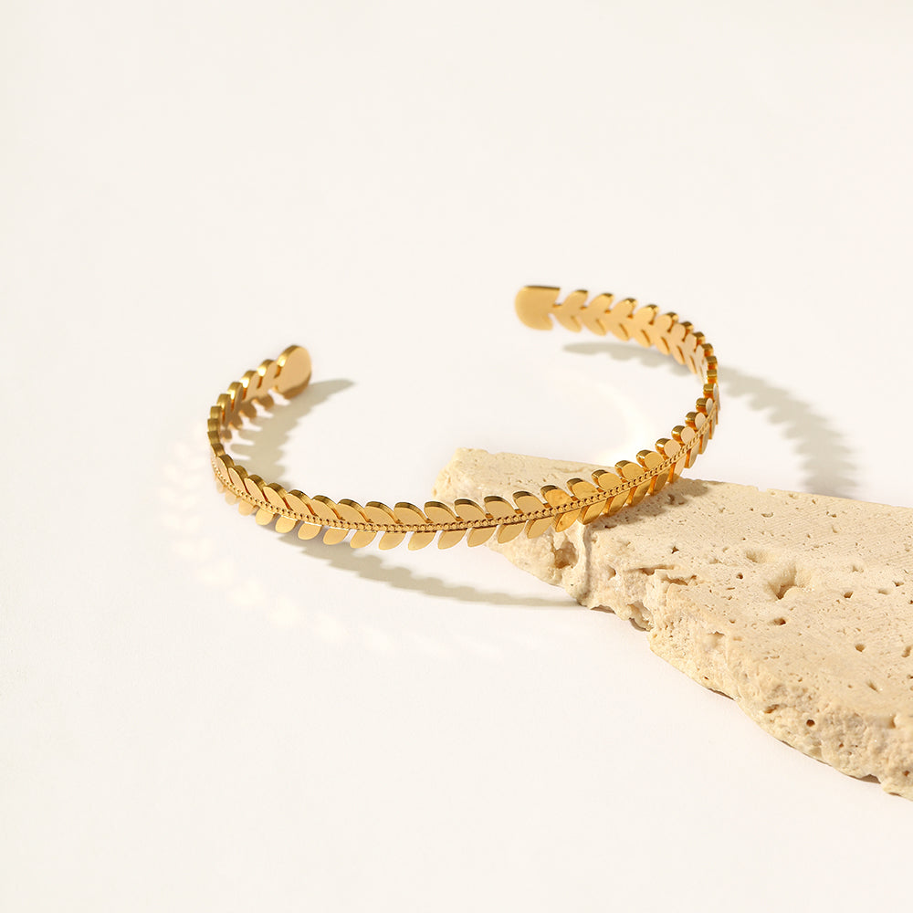 Roman Leaf Bracelet