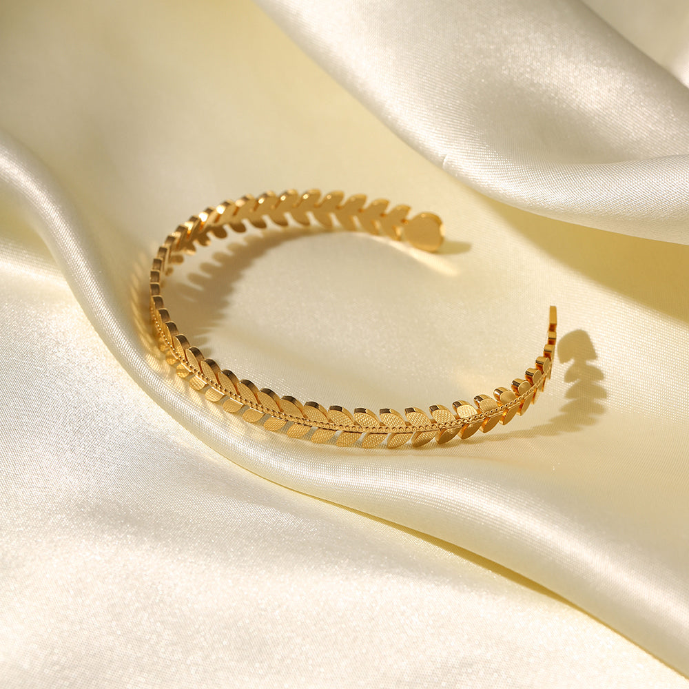 Roman Leaf Bracelet