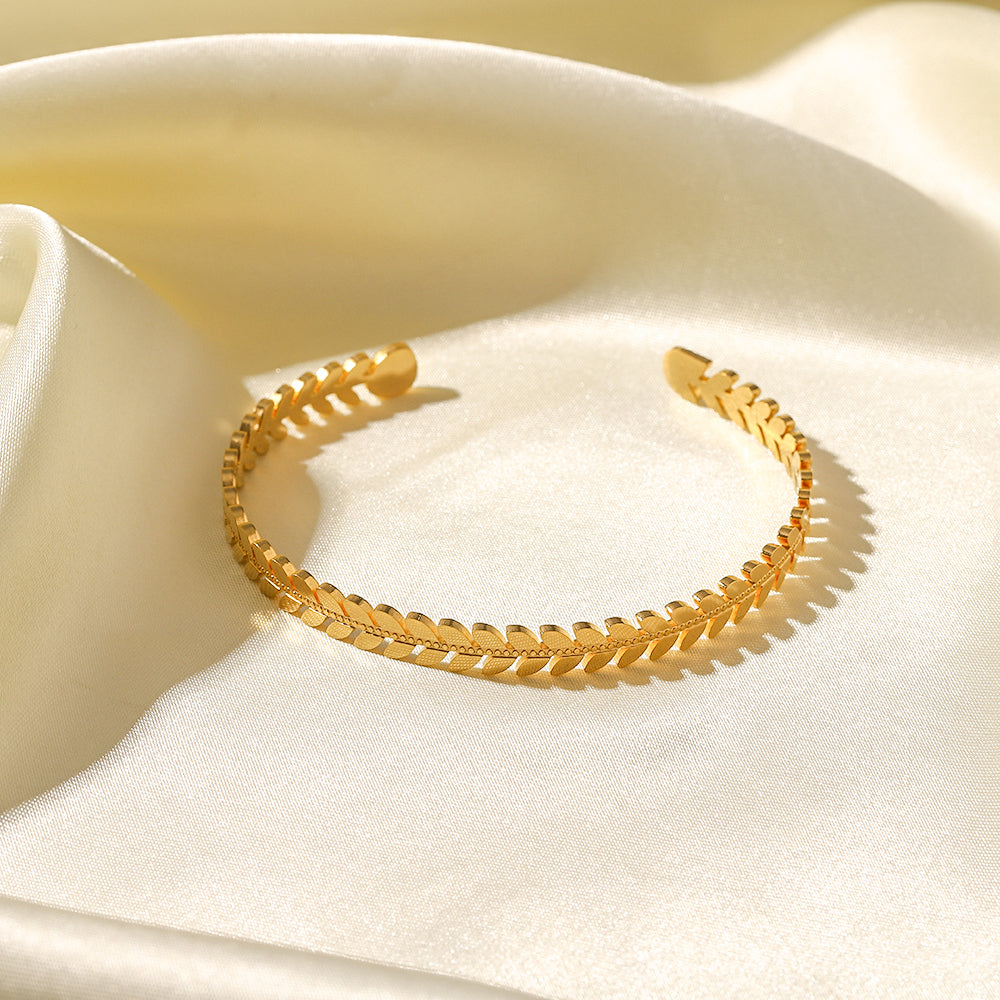 Roman Leaf Bracelet