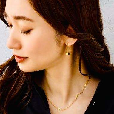 Lock Hoop Earrings 18K Gold Plated -Waterproof & Anti Tarnish