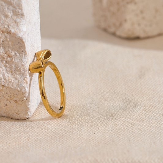 Bowknot - 18K Gold Plated Ring