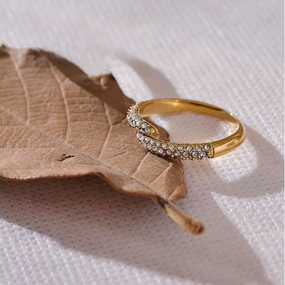 Wink Bling  - 18K Anti Tarnish Gold Plated Ring