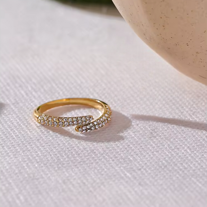 Wink Bling  - 18K Anti Tarnish Gold Plated Ring