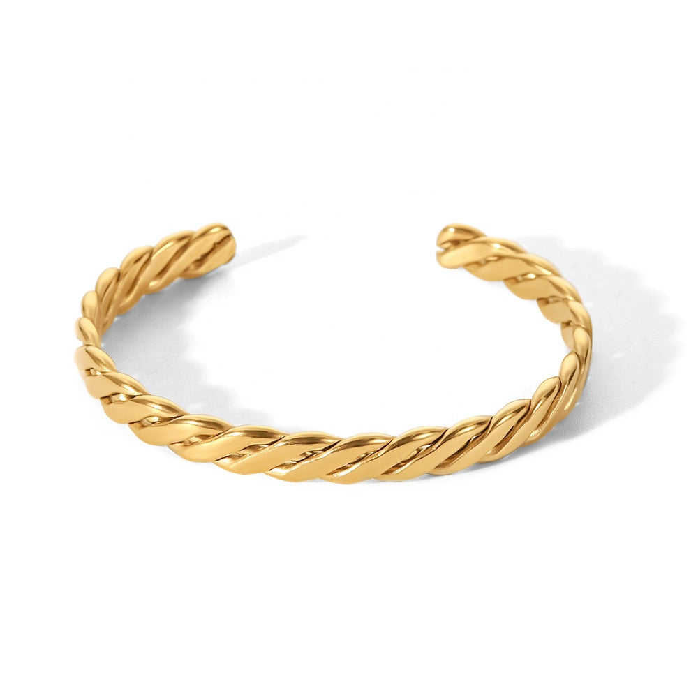 Twisted Texured Bracelet