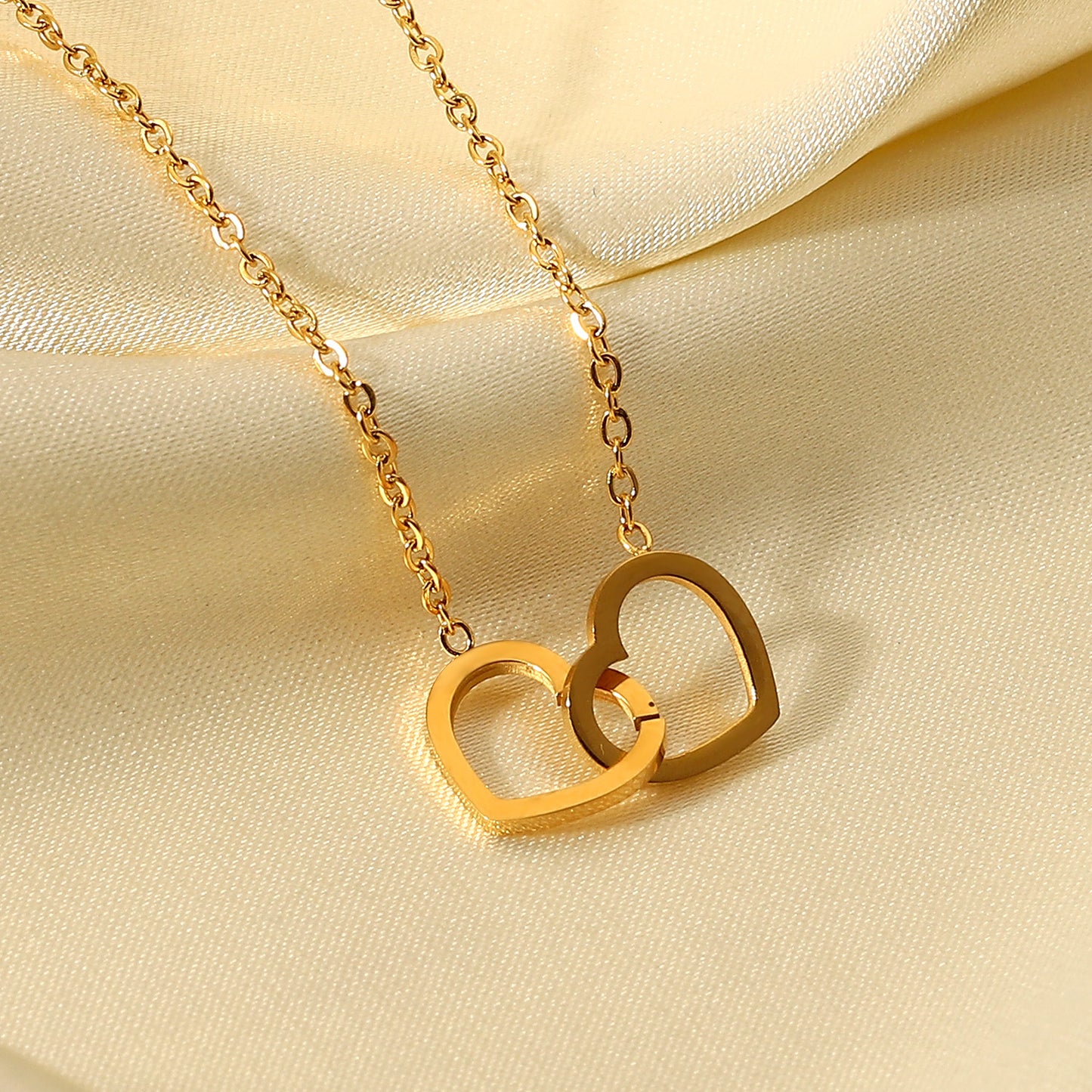 Bliss Double Heart Necklace