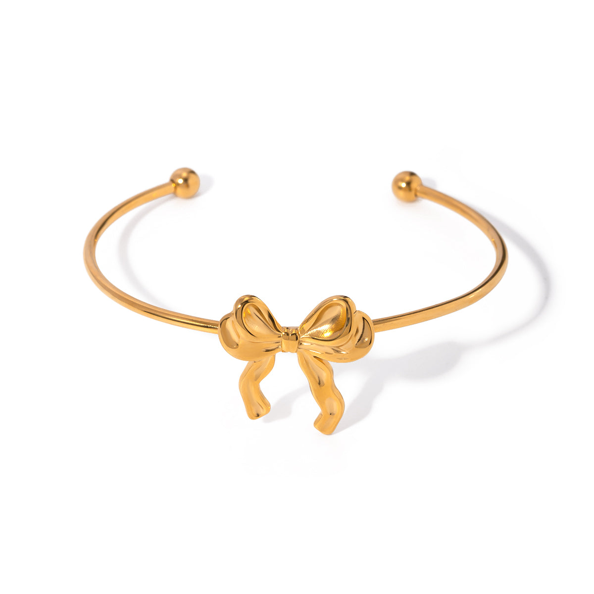 Roman Bow 18k Gold Plated Bracelet