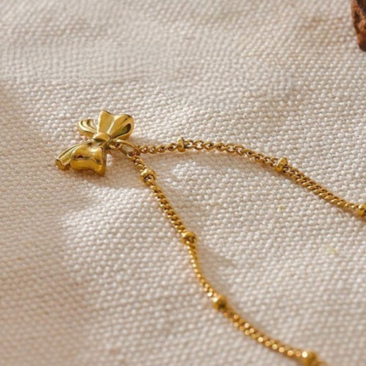 Dainty Bowknot Necklace