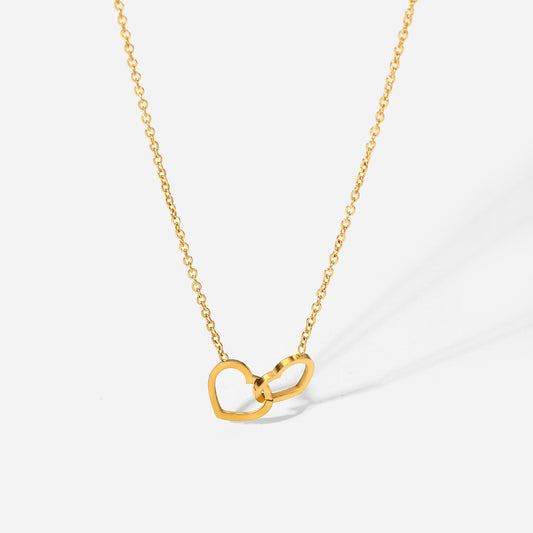 Bliss Double Heart Necklace